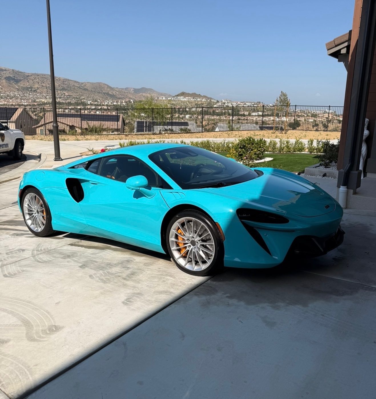 Black luxury SUV after a full exterior detail - Top Valley Detail, San Fernando Valley